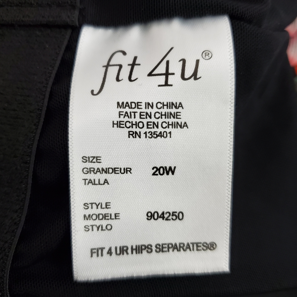 Fit 4u Love Story Flared High Neck Tankini Top - Picture 4 of 5
